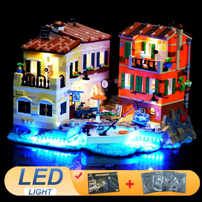 

Комплект светодиодных ламп для LEGO 21359 Italian Riviera, игрушки для самостоятельной сборки, рождественский подарок (не включает строительные блоки, кирпичи, наборы, модели)