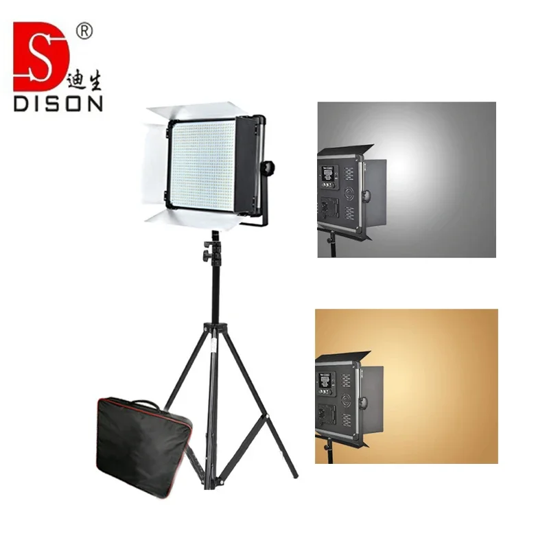 

Pro LED Lamp Kit D-2000 Lumen Video Light Studio Day Light Photography Continue Lighting For Shooting + Handbag + Tripod Set