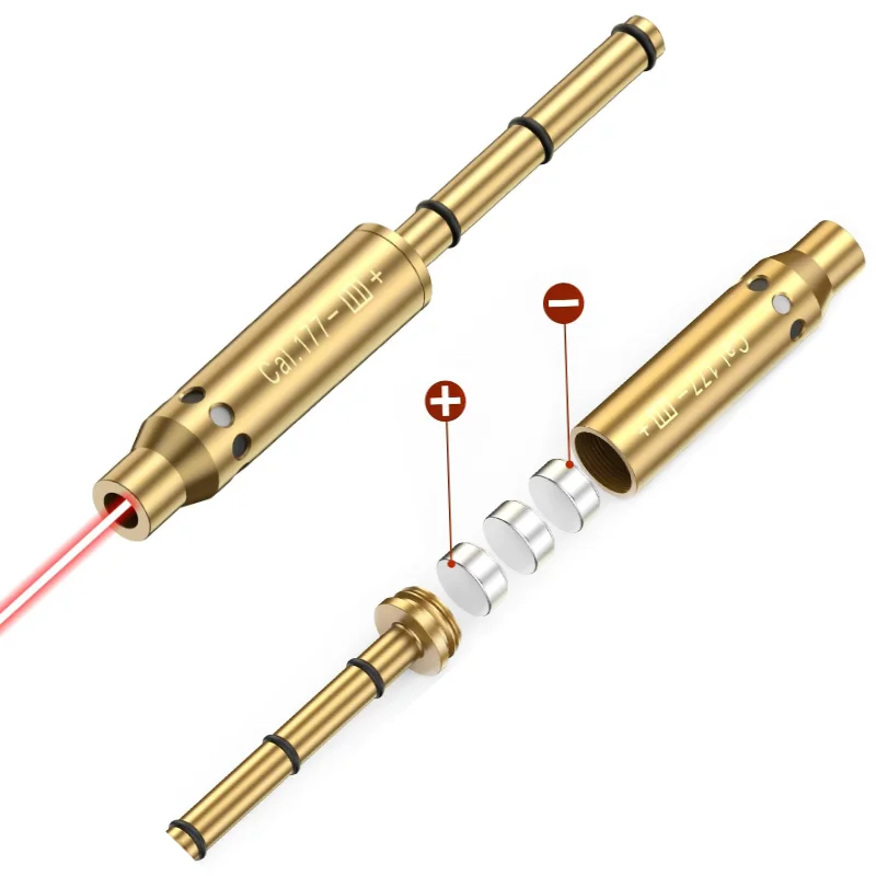 .177 Laser Bore Sight 177 Laser Collimator with Battery fit for 177 Laser Boresighter