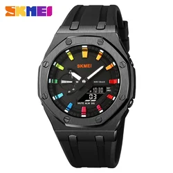 SKMEI Digital Men Military Watch Waterproof Wristwatch LED Quartz Clock Sport Watch Male Big Watches Men Relogios Masculino