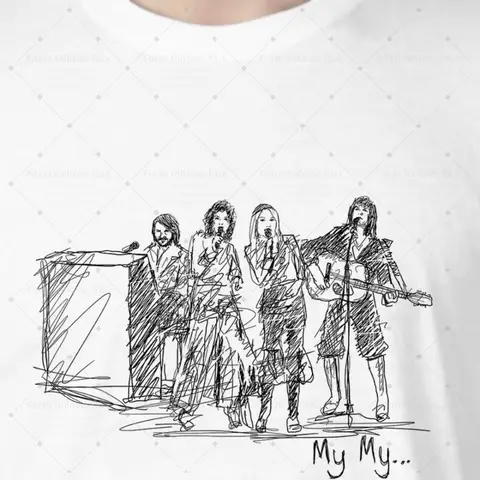 2026 men T-Shirt Hoodie ABBA – Waterloo Dads Mums Pop Mod Reggae Irish Hand Drawn Comic style Unisex S-6XL Plus Size Friendly