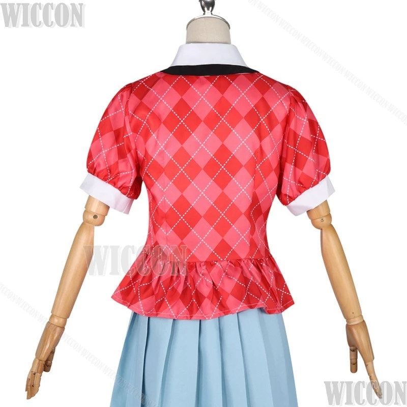 좀비 소녀 프로젝트 미즈노 아이 코스프레 의상 애니메이션 아이돌 좀비 소녀 드레스 사키 코스프레 의상 셔츠 스커트 의상 카니발 코스프레 ﻿
