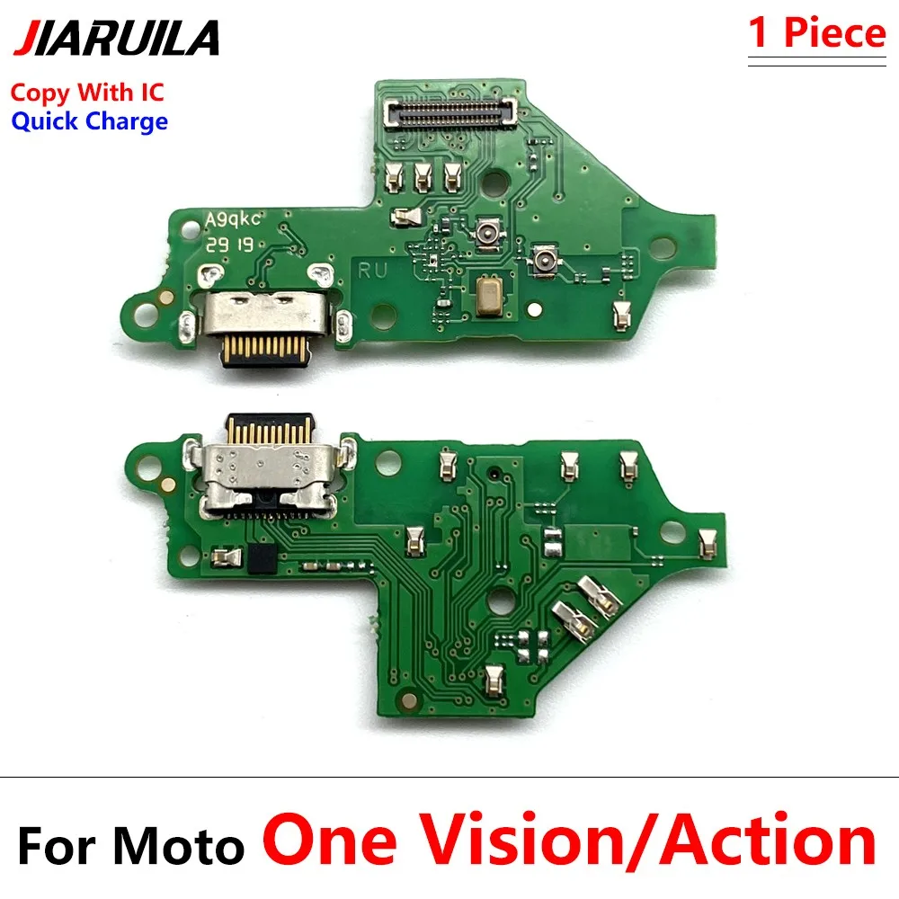 NEW USB Charging Port Dock Plug Socket Jack Connector Charge Board Cable For Motorola Moto One Fusion Plus Hyper Macro Vision