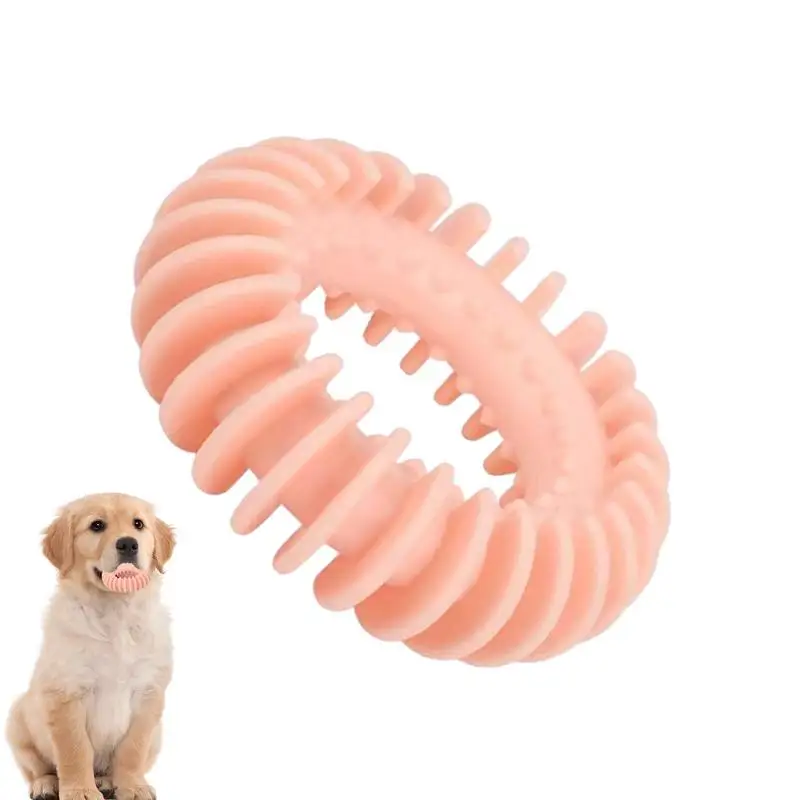 Teething Dog Toys For Puppies Interactive Rubber Dog Teething Toy Teething Rings Boredom And Stimulating Puzzle Toy Interactive