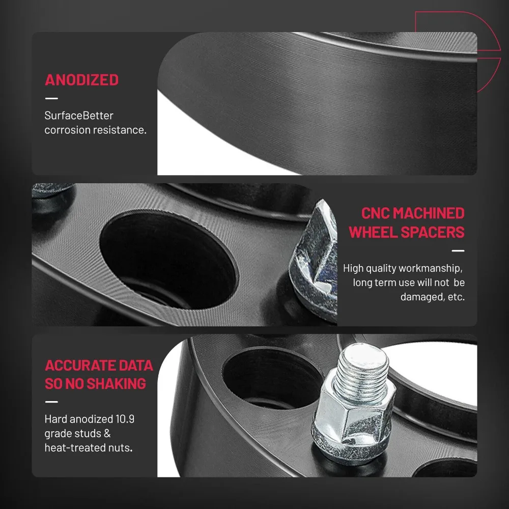 4 قطعة فواصل عجلات 1 بوصة 6x139.7 6x5.5 يناسب إنفينيتي QX4 نيسان فرونتير تيتان