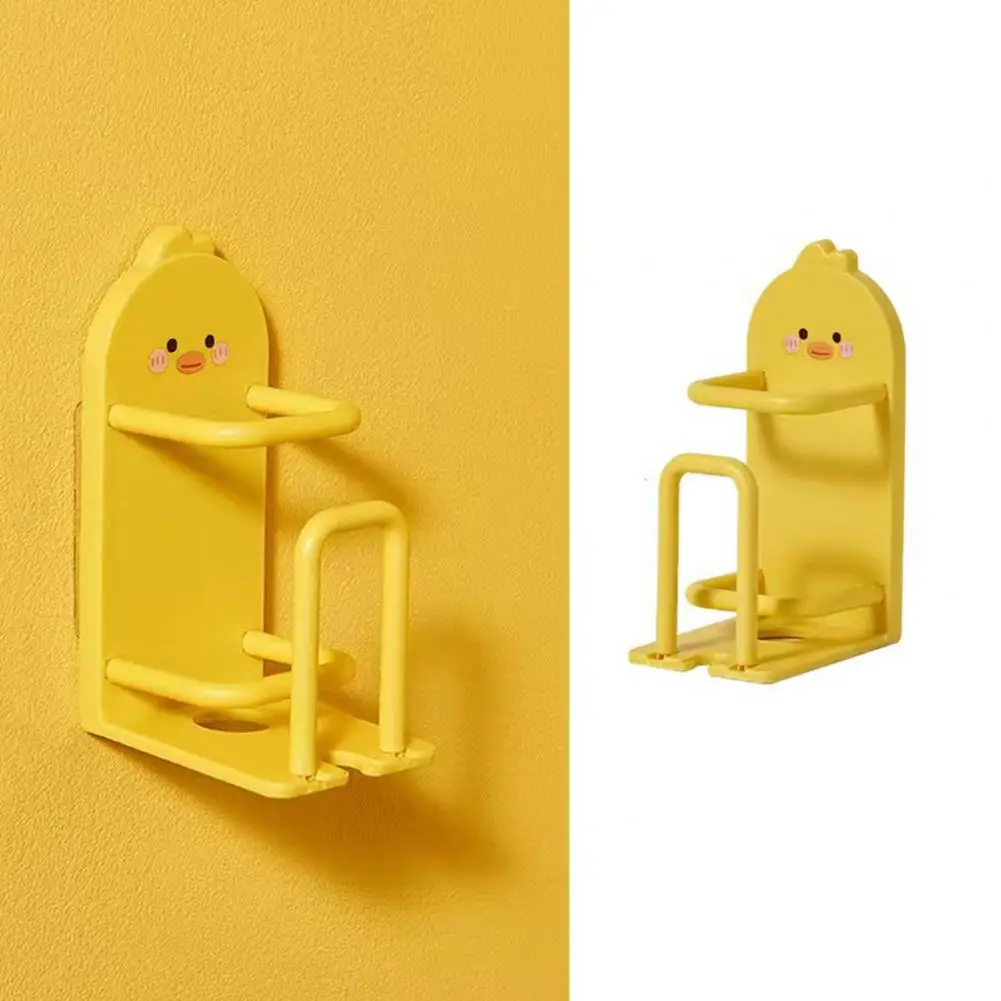 Bathroom Toothbrush Organizer Toothbrush Toothpaste Organizer Duck-shaped Wall Mounted Toothbrush Holder Anti-slip for Hotel