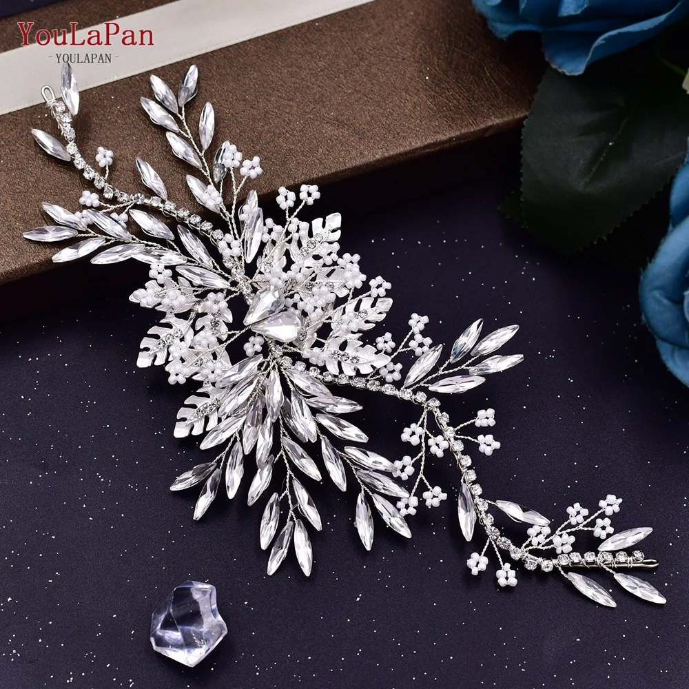 YouLaPan Sliver Color Rhinestone Waist Chain Bridal Wedding Dress Alloy Leaf Belt Woman Sash Ribbon Handmade Accessories SH277