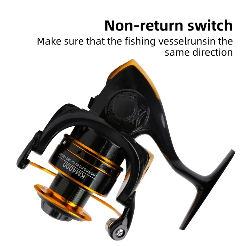 Carrete Baitcasting para pesca con imán y engranaje resistente - imagen 2