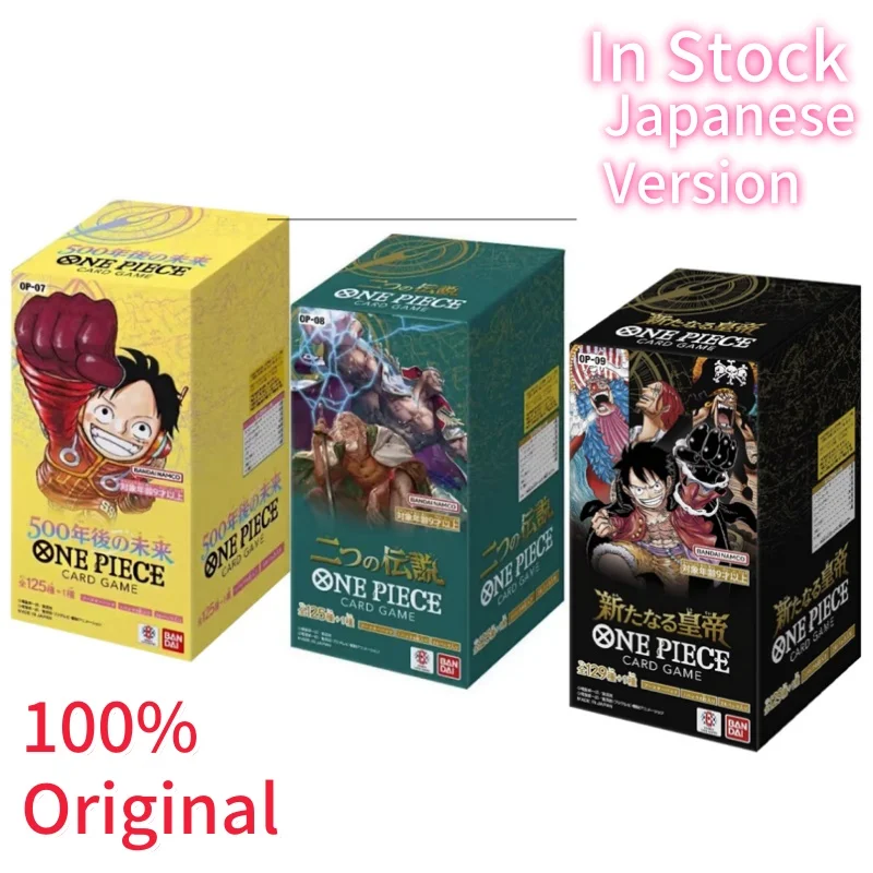 

Hot Sale 100%Original Anime Booster Box One Piece OP07 OP08 OP09 Awakening of The New Era Tcg Collection Card Toy Gift In Stock
