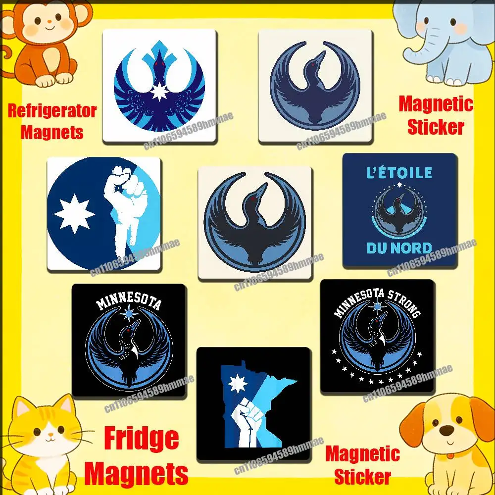 

For Rebel Loon Fridge Freezer Refrigerator Magnets Kitchen Metal Cabinet Magnetic Sticker Card
