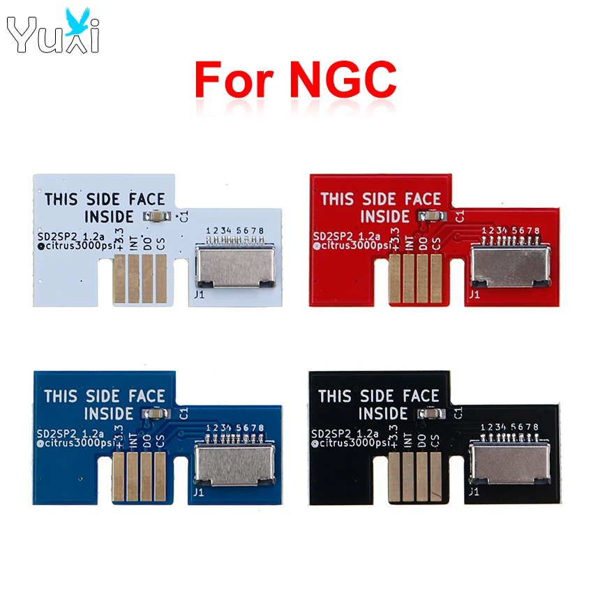 YuXi Replacement Micro SD Card Adapter TF Card Reader For GameCube NGC SD2SP2 SDLoad SDL Adapter