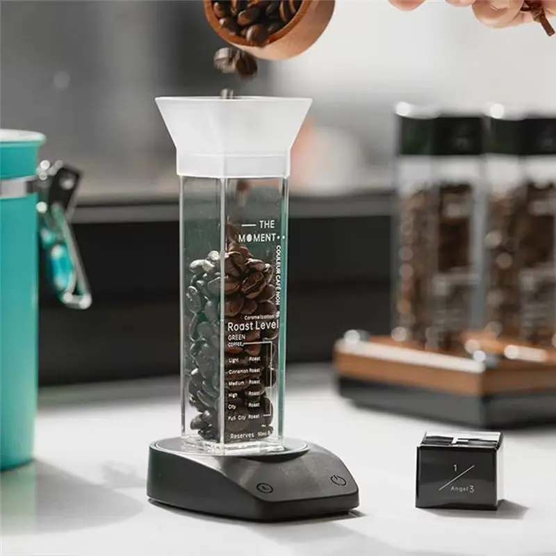 VEHO-Mini Electronic Espresso Scale - High Precision, LED Display, Portable Coffee Scale, 0.1G Accuracy
