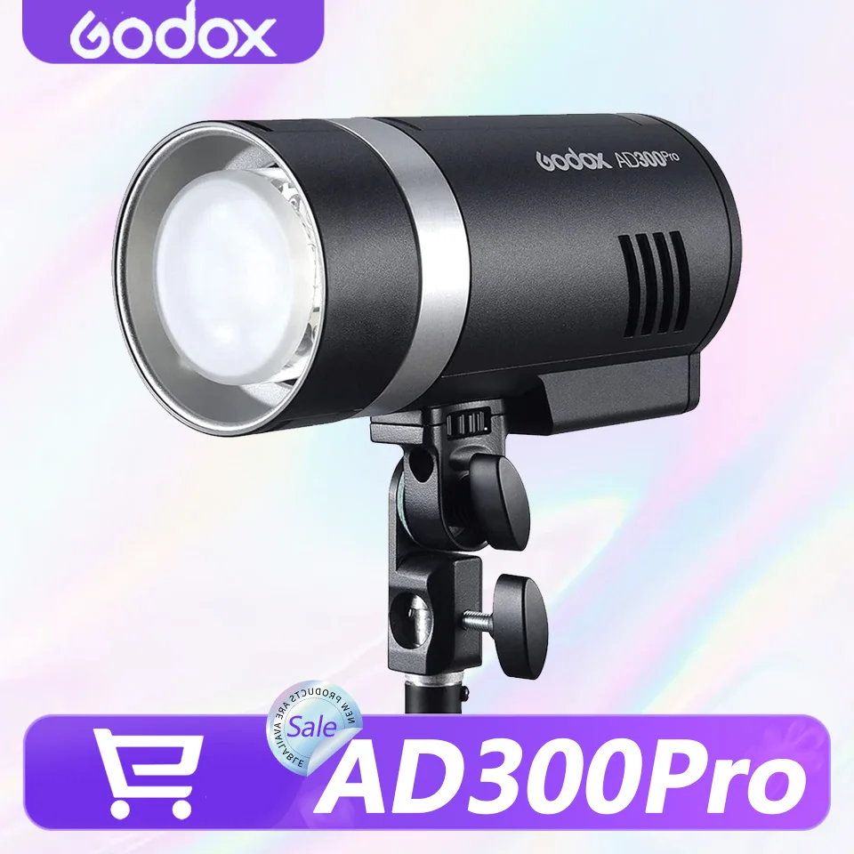 

Godox AD300Pro 300W TTL HSS 1/8000s Outdoor Flash Strobe Light with 2.4G Wireless Transmission User Friendly Design