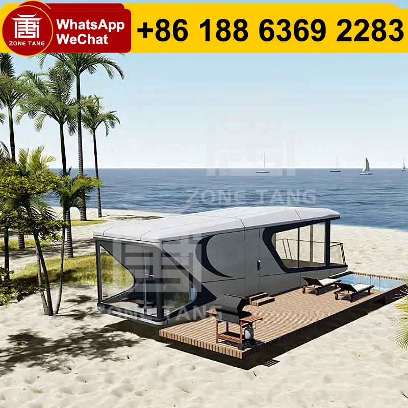 Factory Price Cheap Manufactured Homes Hot Insulation Luxury Mobile Homes Space Capsule Houses High Quality Prefab Tiny House