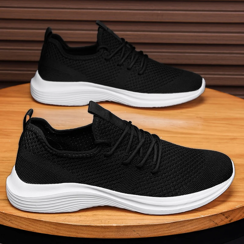 Big Size 36-48 Breathable Mesh Running Men Sports Shoes Women Mesh Sneakers Super Light Walking Footwear Casual Leisure Trainers