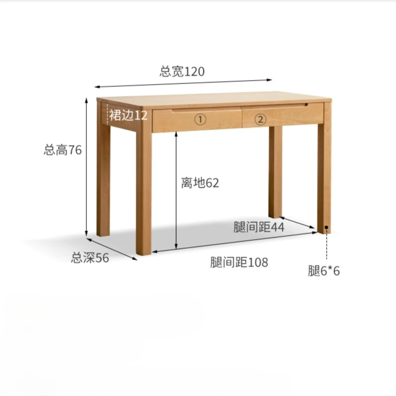 Small Wood Office Desk Clerk Computer Simplicity Study Office Desk Workbench Laptop Escritorio Ordenador Work Furniture QF50OD