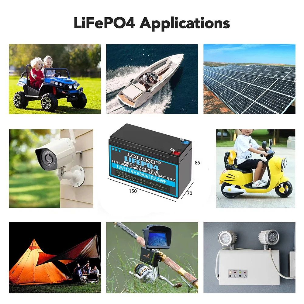 12V 10Ah/15Ah LiFePO4 Battery  - đánh giá và giá Fish Finder Battery