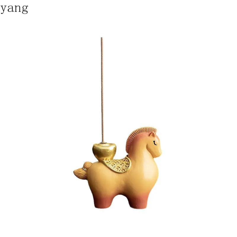 CX New Year's gift national tide is a rich horse with money and fragrance ornaments