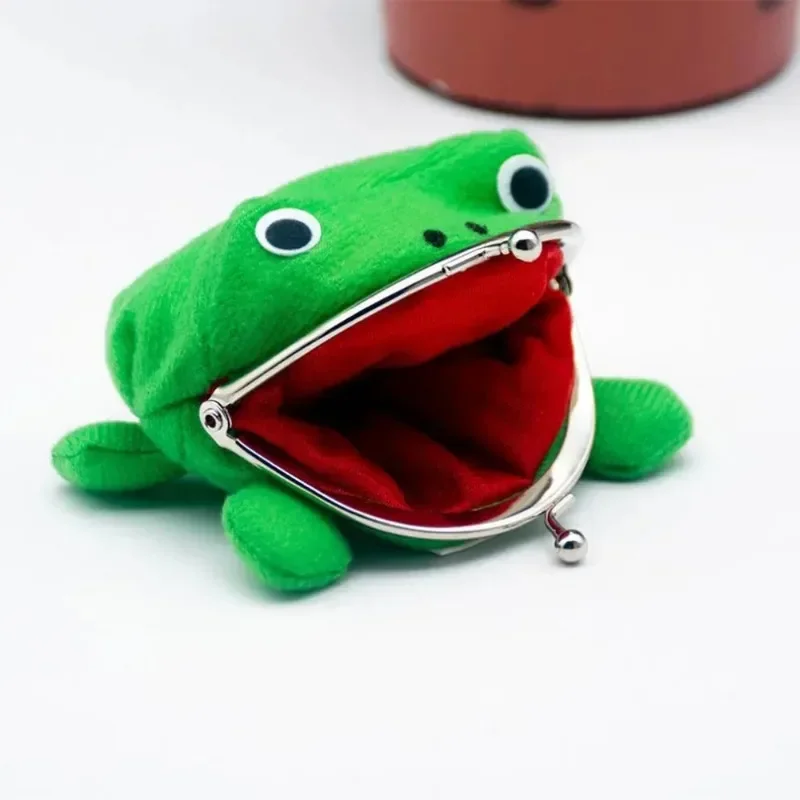 Naruto Anime Frog Wallet Coin Purse Key Chain Kawaii Novelty Adorable Cartoon Cosplay Figure Children Bag Accessories Gifts