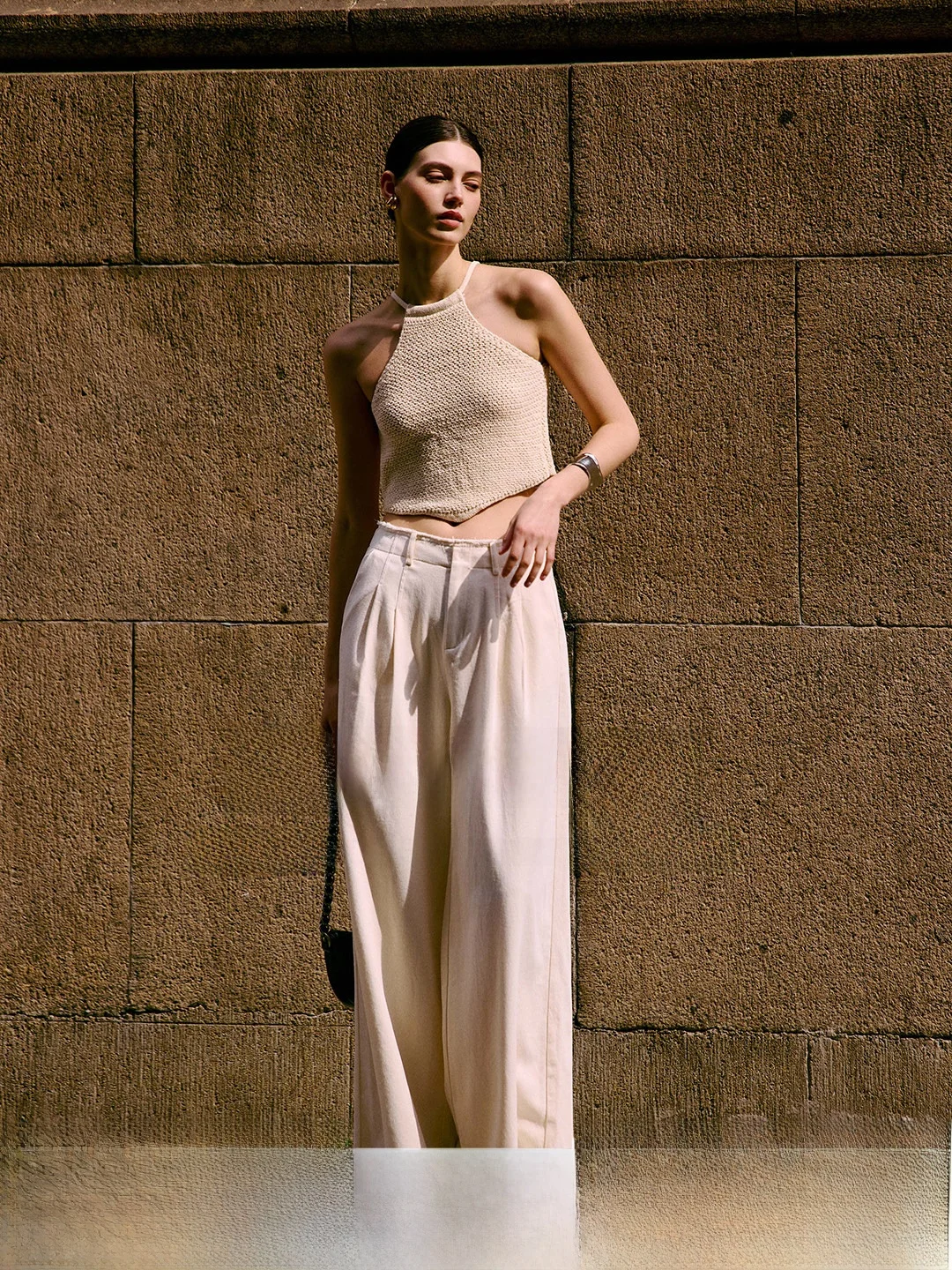 

Женские брюки Luna7xi с высокой талией и широкими штанинами, повседневные, из шелковой ткани, свободного кроя, летние, новинка, в корейском стиле, прямые, трубчатые