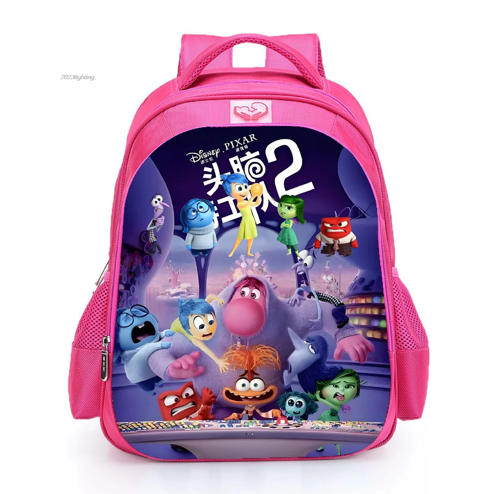 16inch Primary Inside Out 2 School Bags Primary Boys Girls Orthopedic Software Backpack Grade 1-6 Kids Mochilas