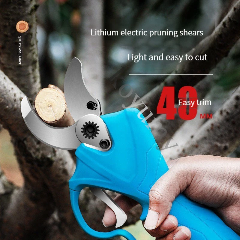 Professional Electric Pruning Shears Lithium Battery Scissors Garden Pruning Machine Fruit Tree Bonsai Pruning Tools