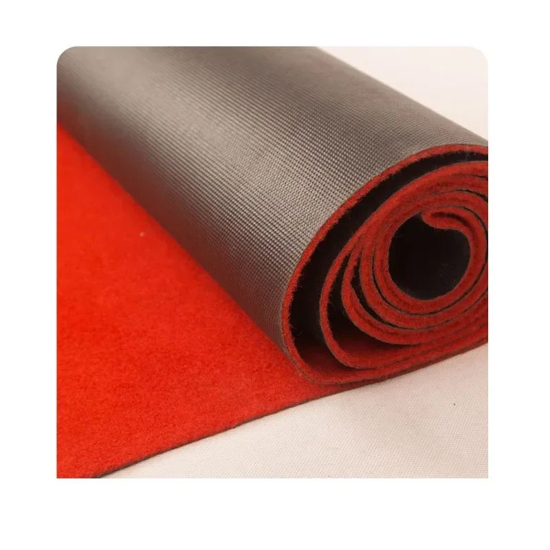 Hot selling Red Carpet For Weddings Stage Commercial Event Rugs  outdoor wedding red carpet Hotel Red Capet anti-slip backing