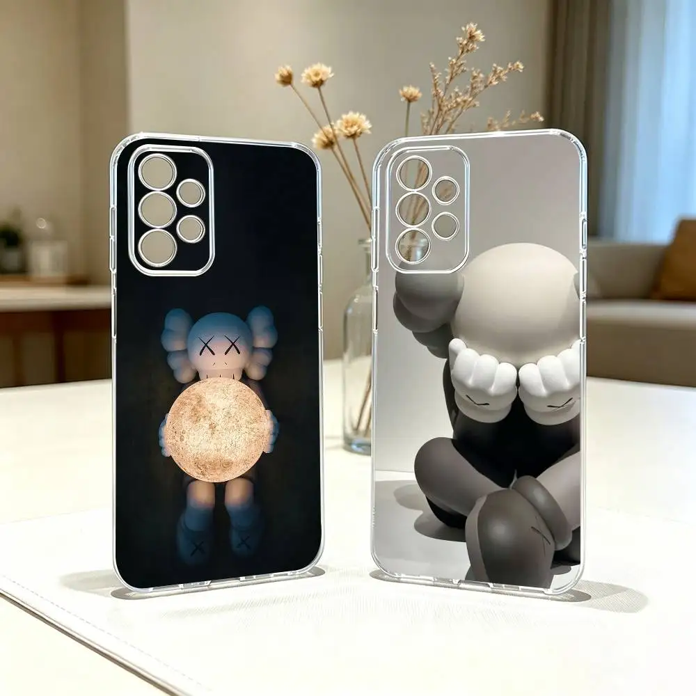 P-Pop Art Mixk K-KAWS   Phone Case For Samsung S25,S24,S21,S22,S23,S30,Ultra,S20,Plus,Fe Transparent Cover