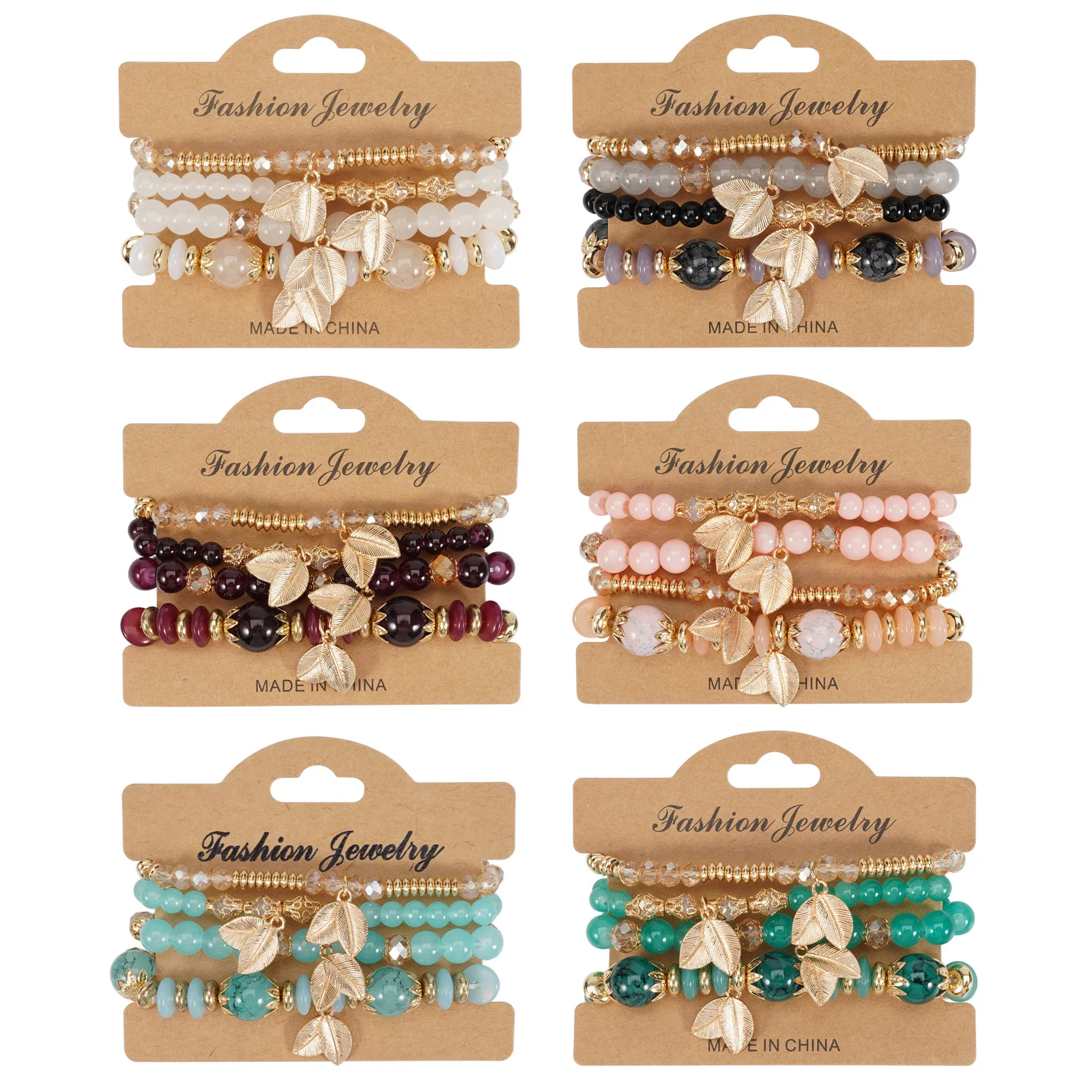 N Le Pendent Multi-Layer Elastic Bracelet Cross-Border Beaded Handwear Faion Je…