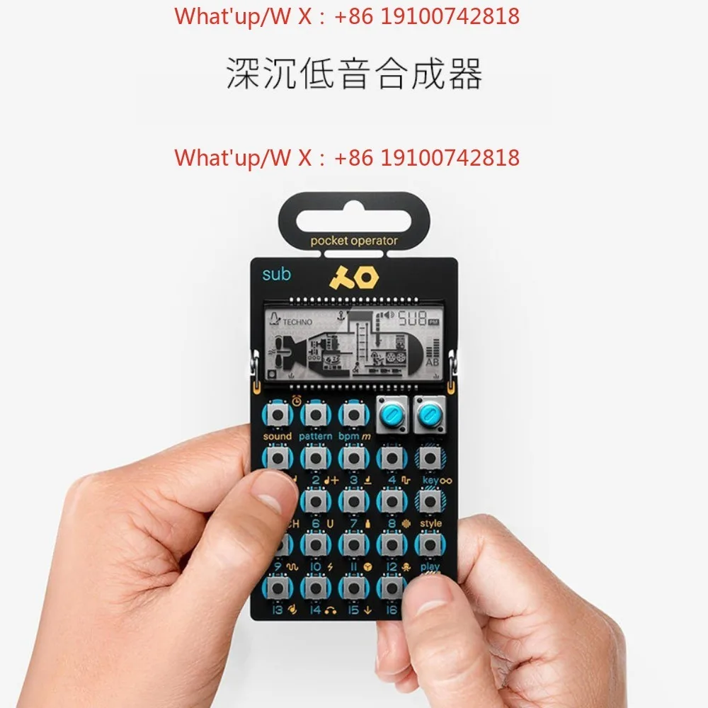 Sequencer PO-35 speaking pocket synthesizer portable sampler