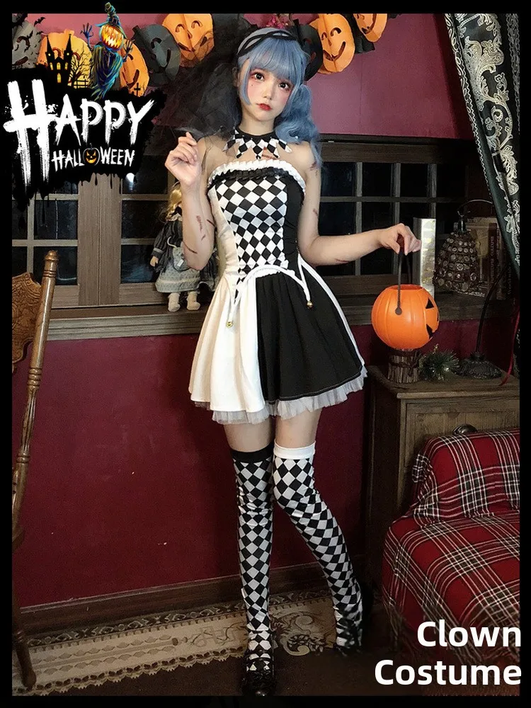

2025 Хэллоуин, цирковой костюм для выступления, наряд клоуна, костюм совы для косплея, ролевой женский этнический сценический костюм