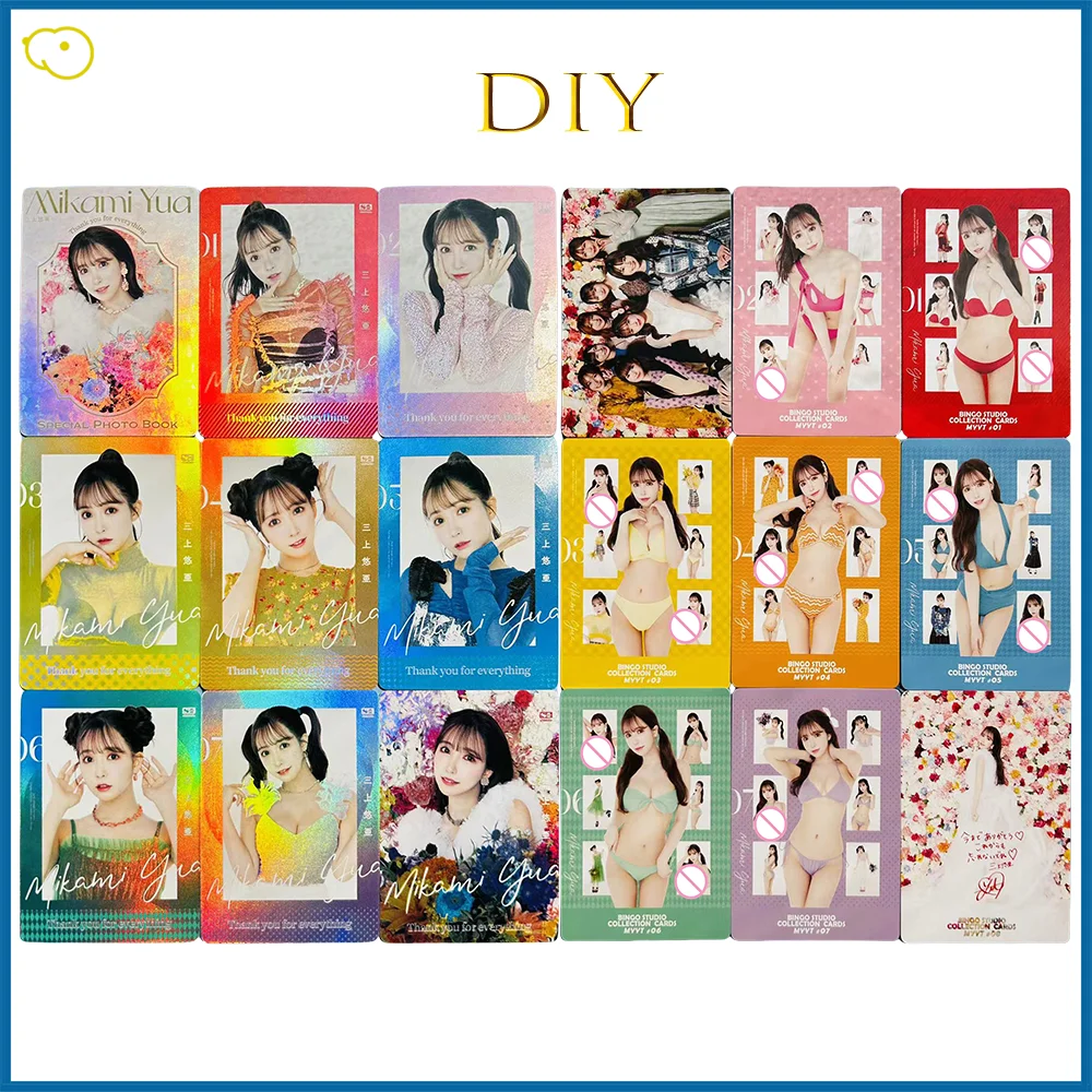 

14PC/Set Anime Juicy Honey DIY ACG Kami Anna Kana Momonogi Airi Kijima Boys Play Toys Collectible Cards Christmas Birthday Gifts