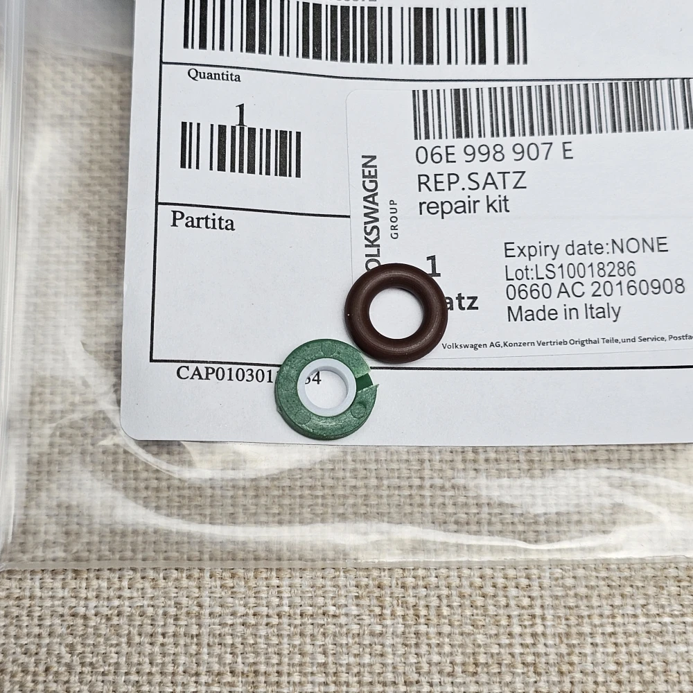 Kit guarnizioni riparazione iniettore carburante per Audi A4 A5 A6 A7 A8 Q7 Q5 R8 VW Touareg 7P Porsche Cayenne Panemera 06E 998907 E,06E 998 907 E