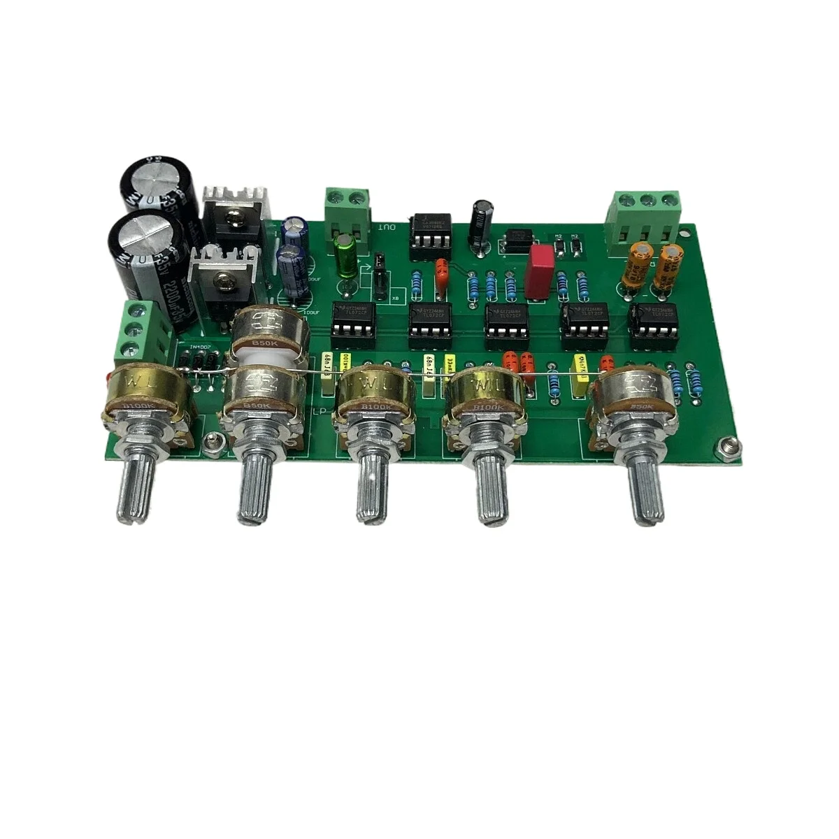 BO panneau frontal panneau de tonalité passe-bas filtre canon égalisation dynamique fièvre