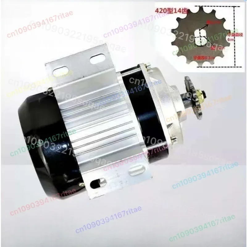 Electric Tricycle DC Brushless Chain Drive Central Motor Mid Drive Motor for Cargo Trike E Bike Conversion