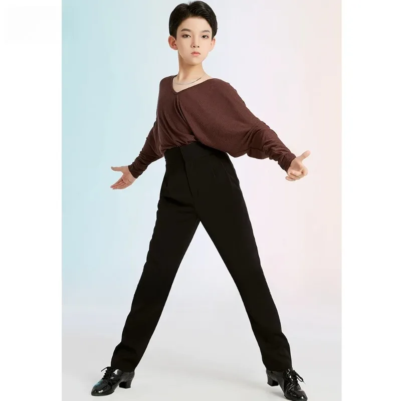nouvelle-tenue-de-danse-latine-pour-garcons-haut-a-manches-longues-pantalon-noir-vetements-de-competition