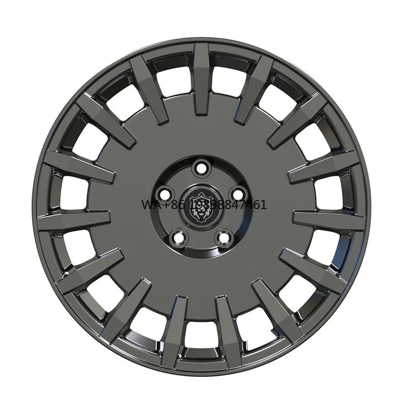 

New Style Racing Car Rims 5x120 Glossy Graphite Black Forged Monoblock Aluminum Wheels for honda civic Type R