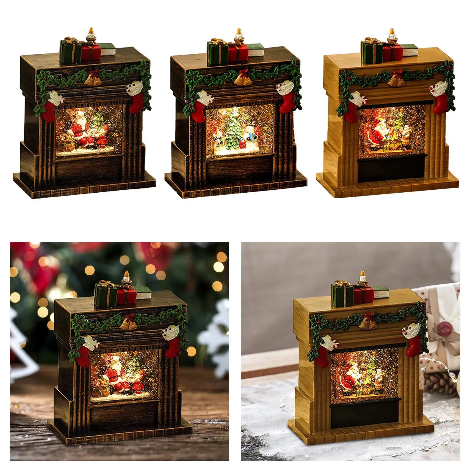 

Рождественский музыкальный снежный шар, ночник, центральная часть стола, музыкальный водный фонарь для праздничных подарков, рождественская домашняя книжная полка, Рождество