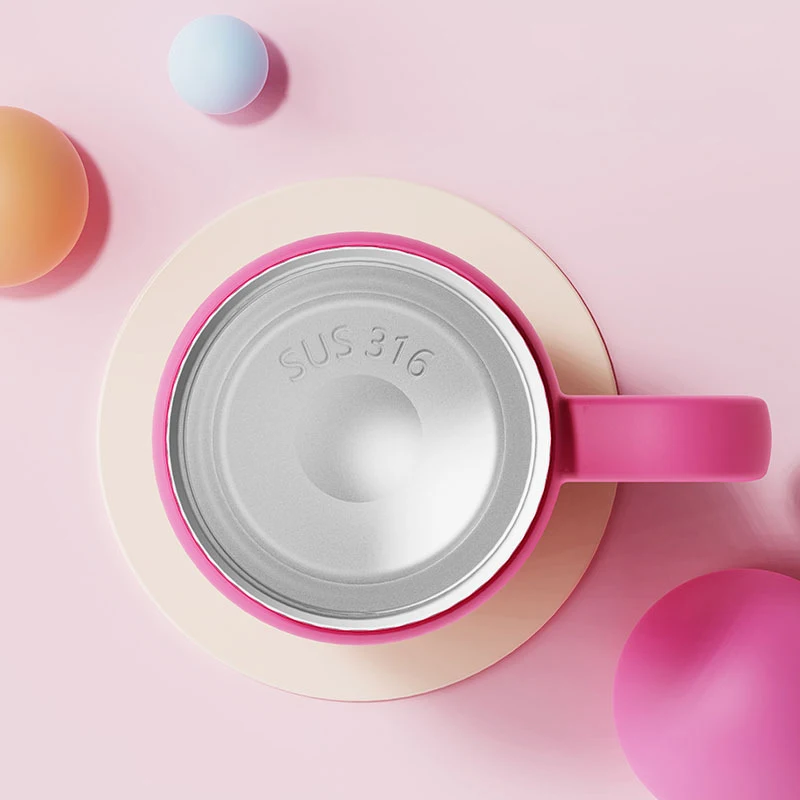 X&W Cartoon Thermos Cup Disney 700ML Stainless Steel Keep Cold and Hot Stitch Lotso Coffee Cup with Straw Portable Car Water Cup