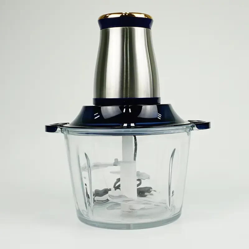 3L Electric Food Chopper Stainless Steel Meat Grinder 2 Speed Kitchen Vegetable Fruit Processor Household Cooking Tool