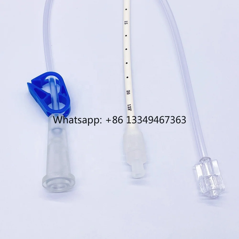Meidcal Sterilized TPU & Medical Grade Polymer Chest Drainage Catheter Set 8/10/12/14Fr Sizes