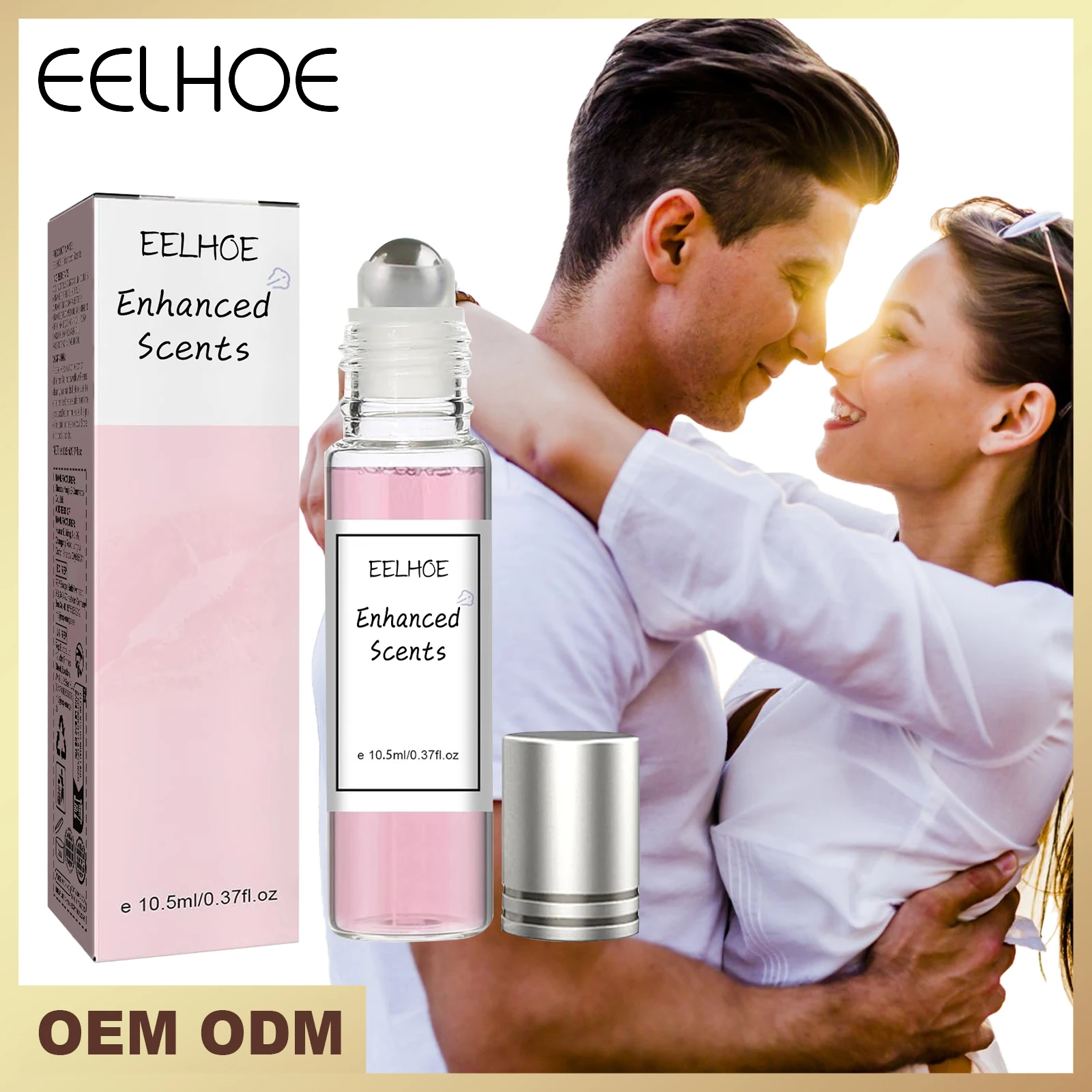 EELHOE Jasmine Original Scent Perfume Easy to Carry Roll-on Perfume Suitable for Traveling Dating and Unleashing Female Charm