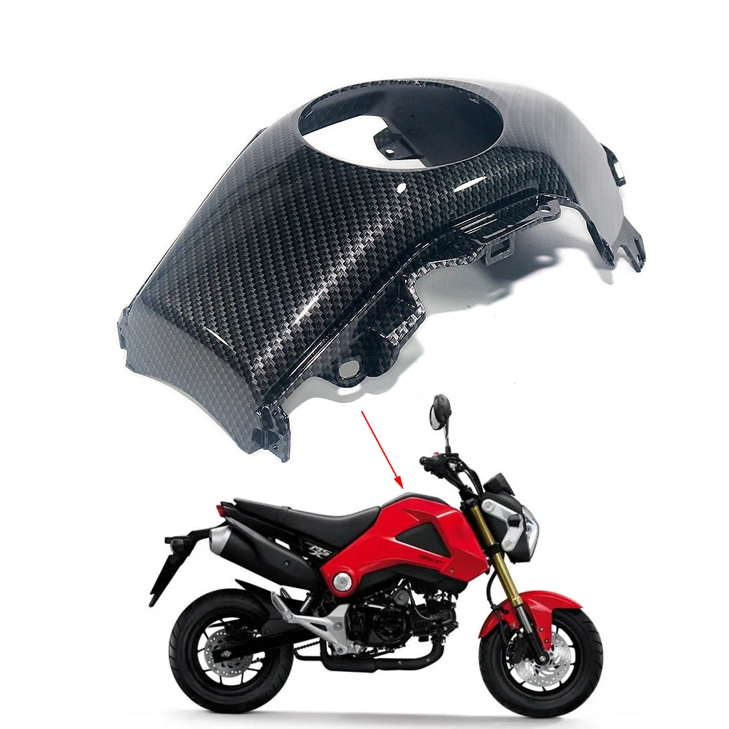 Motorcycle Tank Protect Cover Carbon Water Transfer For Honda Grom 125 MSX125 MSX 125 2013-2016 Monkey Bike