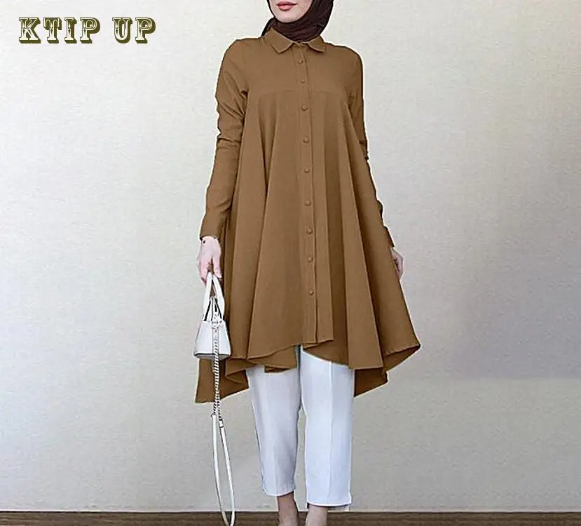 Muslim Blouse for Women, Girl\'s Casual Top, Long Sleeve, Muslim Fashion, Dubai Blouses