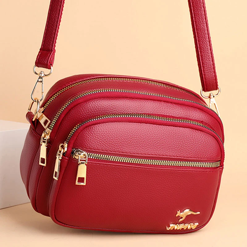 

New style women's bag, multi-layer versatile shoulder and crossbody bag, multi-pocket mom's wallet