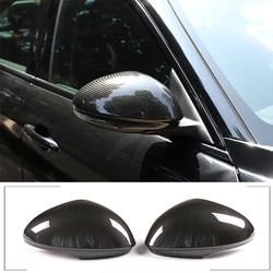 For 2017-2020 Alfa Romeo Giulia ABS Carbon Fiber Car Styling Car Rearview Mirror Decorative Cover Sticker Auto Parts 2 Piece Set