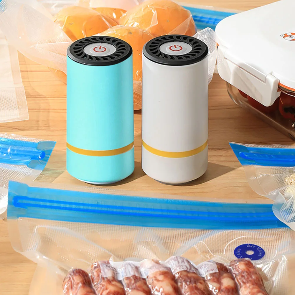 Mini Handheld Vacuum Sealer Kitchen Compressed Bag Electric Pump Vacuum Sealer Machine Space Saver for Clothes Food Organizer