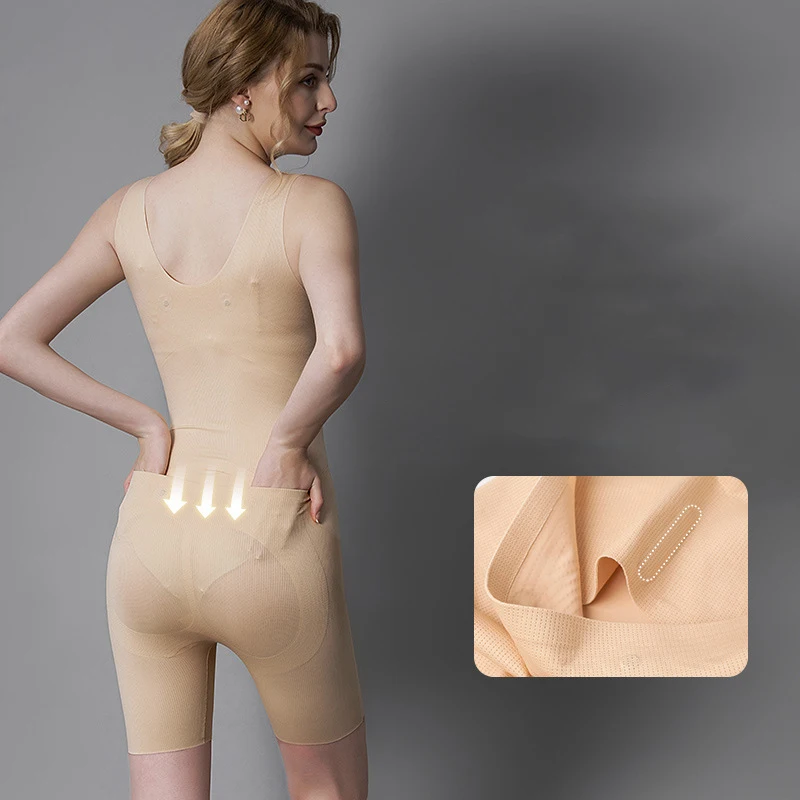 Prayger Magnetic Shaper Open Butt Slimming Bodysuits Removable Pads Latex Underwear