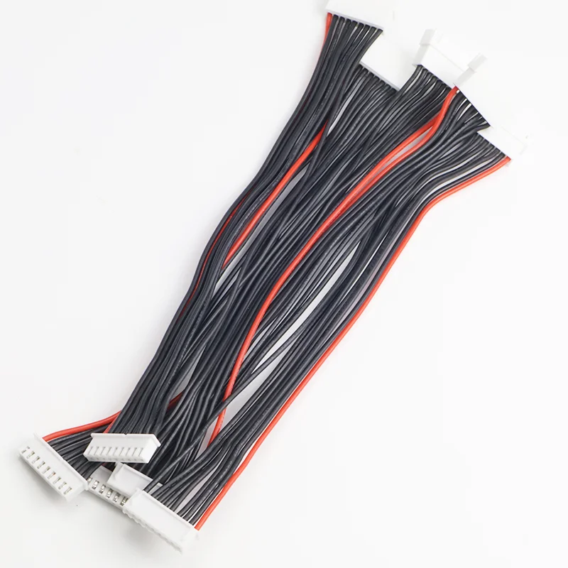10 قطعة JST-XH 20 سنتيمتر 1S/2S/3S/4S/5S/6S/7S/8S 22AWG يبو سلك التوازن تمديد مشحونة كابل الرصاص الحبل ل RC يبو شاحن بطارية