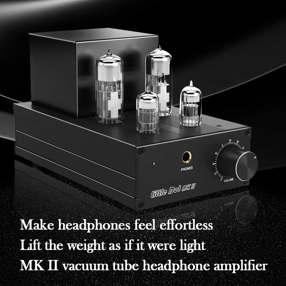 Little Dot MK2 Vacuum Tube HIFI Headphone Audio Earphone Amplifier EXQUIS 6J1 6N6 Lamp Headset Amplifier Amps DAC